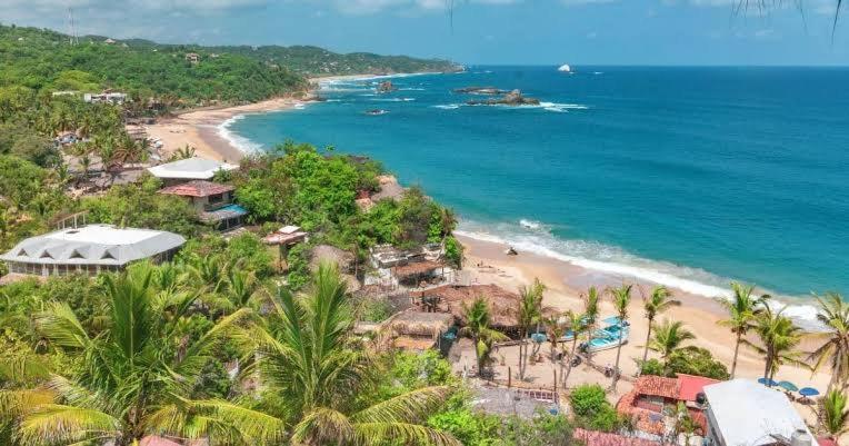 Bajo Las Estrellas Hotel Mazunte Exterior foto